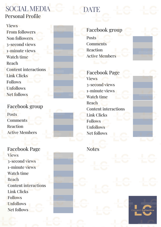 Facebook Social Media Insights Tracker